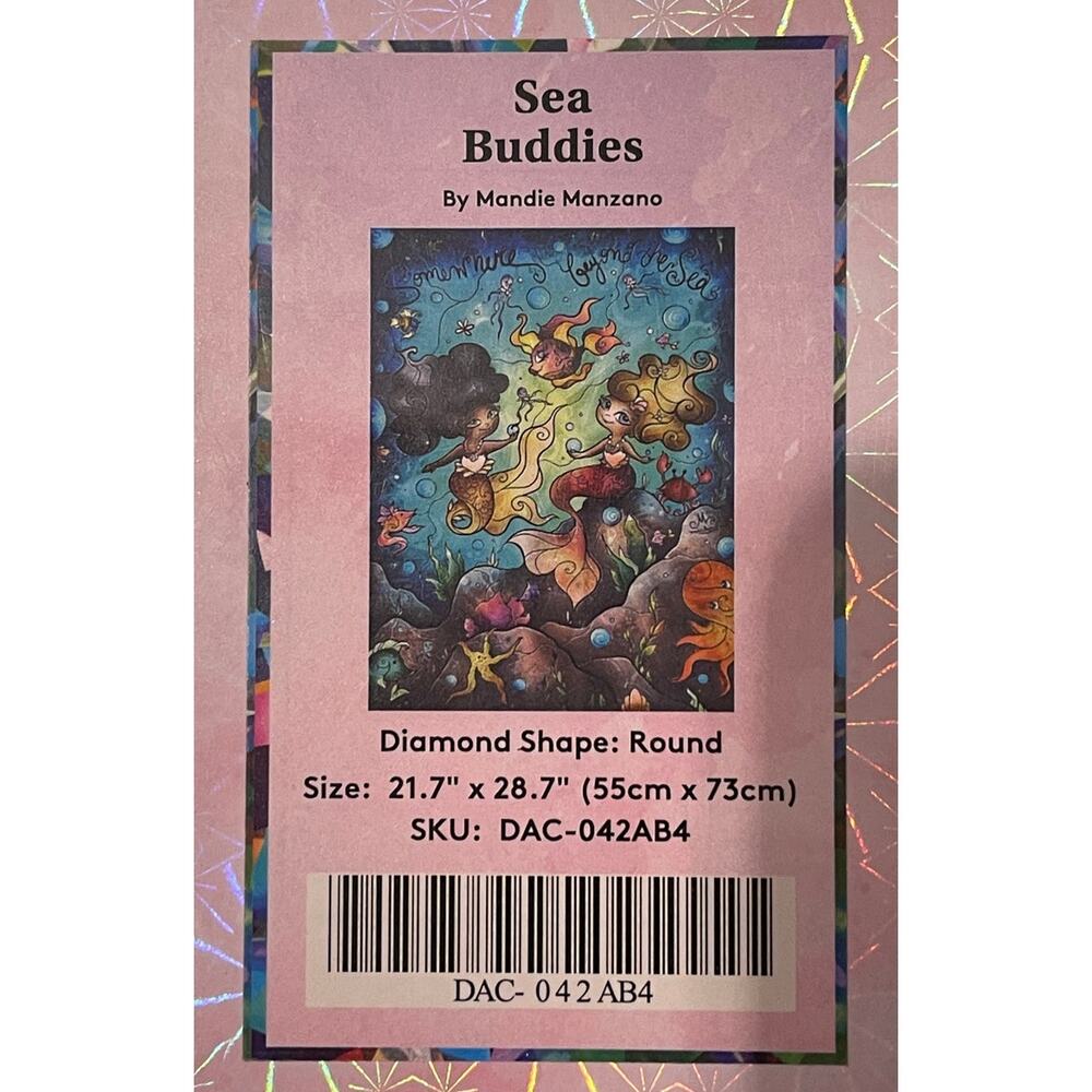 Diamond Art Club "Sea Buddies" - NEW, Still Sealed - NO LONGER AVAILABLE    DAC
